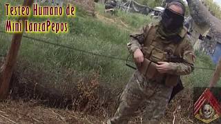 Airsoft grenade launcher testing versus player by HR