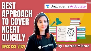 Best Approach to Cover NCERT Books Quickly/ UPSC CSE | By Aarti Mishra
