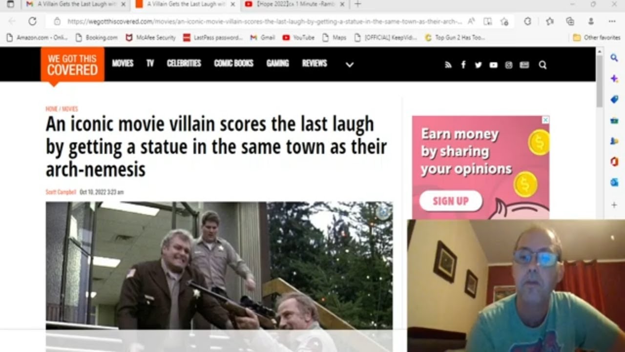 1982 First Blood sheriff gets a statue!