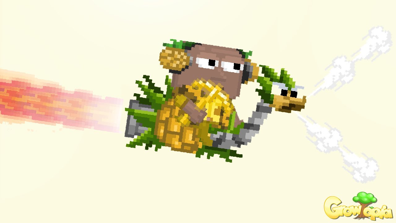 Growtopia Rocket Power Pineapple Vacuum (Super Pineapple Party 2021
