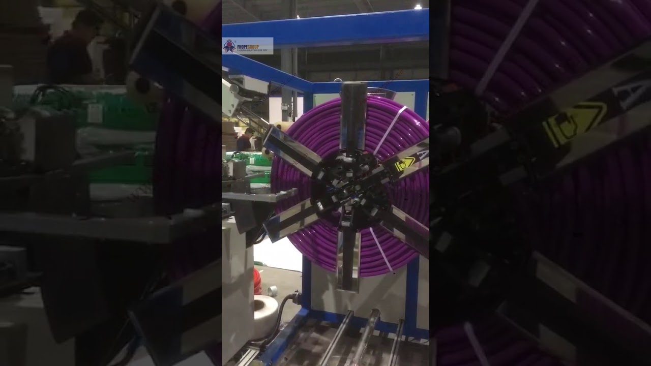 Fully Automatic plastic pipe Coiler