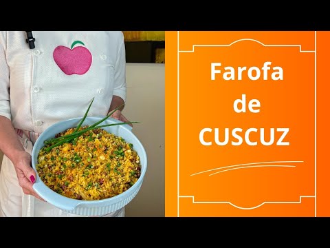 How to make Couscous Farofa / A practical and very easy recipe / Lilian Chef