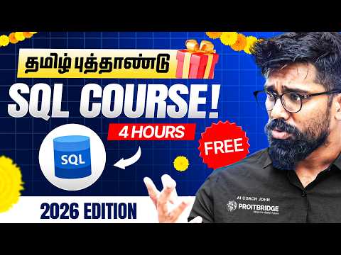 (The No.1 🔥) SQL FULL Course 2026 in Tamil | Beginner Friendly thumbnail