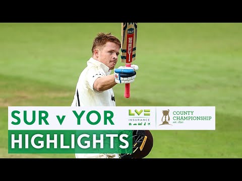 Ollie pope hits century as surrey win the title! | surrey v yorkshire | lv=county championship 2022