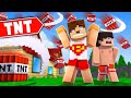 MINECRAFT ama GÖKYÜZÜNDEN TNT YAĞIYOR - ÇOK ZOR !