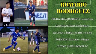 Romario Rodriguez | Extremo - Winger | Highligths - UMECIT 2023-2024