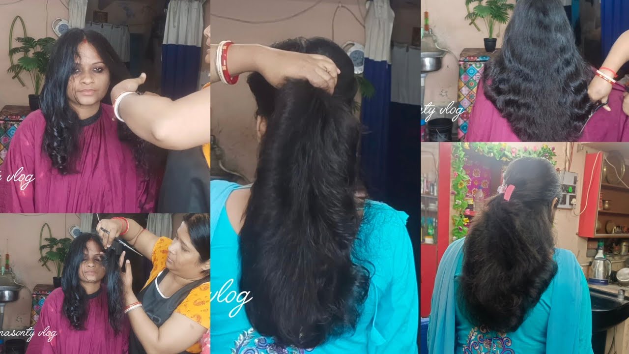 Layered cut at home   #somasontyvlog #bangla #bangalahaircutvlog