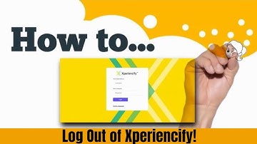 How to log out of Xperiencify