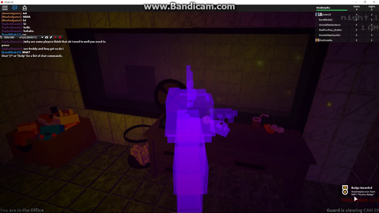 How Get Mstry Badge Nightmare In The Pizzeria 3 Youtube - roblox nightmare in the pizzeria impossible
