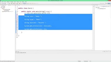 Programlamaya İlk Adım Java : Ders 4 - Değişkenler ve Değer Atama