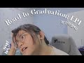 study vlog｜road to Graduation, stressful &amp; striving【努力毕业中】