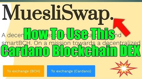 MuesliSwap DIY | Muesli Swap How To Use | Solo Cardano DEX