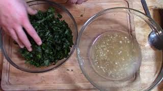 Jake Makes Kale and Orzo Salad!