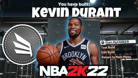 NBA2K22 ALL AROUND BEST KEVIN DURANT BUILD