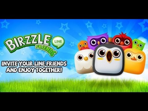 LINE Birzzle Friends Gameplay Demonstration