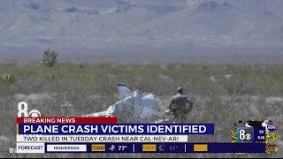 Victims identified in plane crash near Searchlight