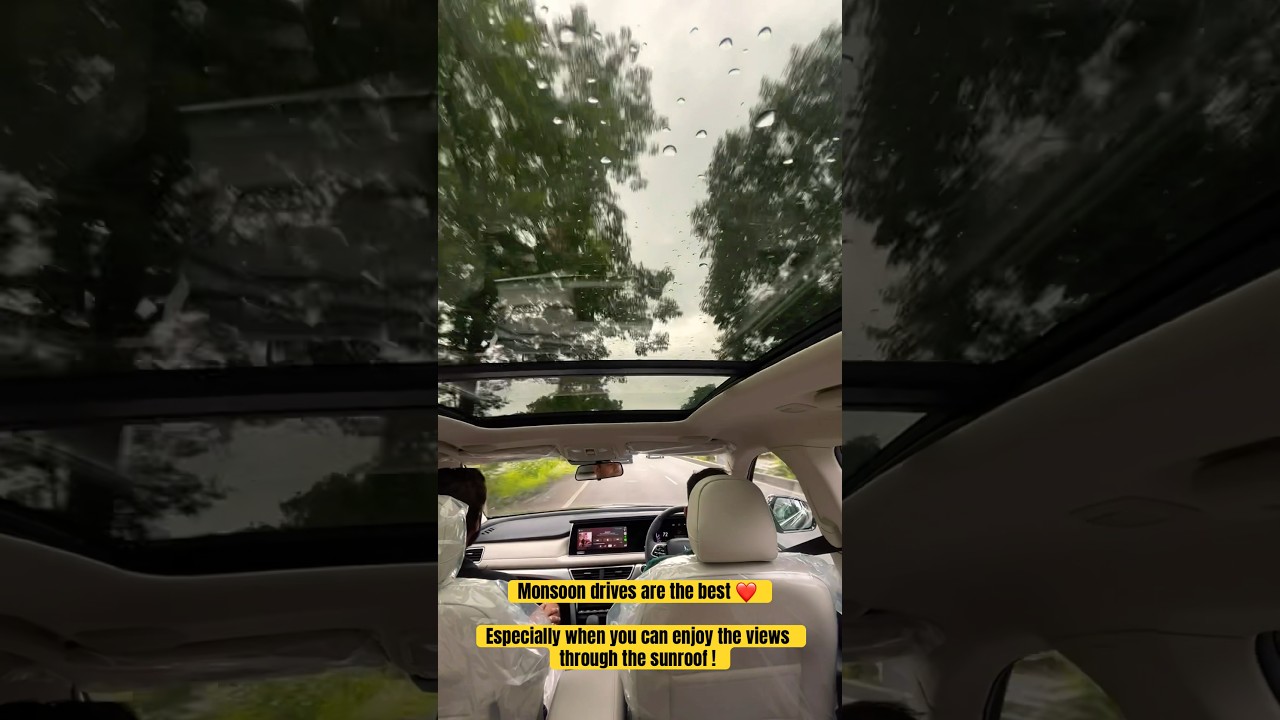 Video thumbnail: #travel #roaddrives #xuv700 #travelindia #moonsoon #mumbaimansoon #lovesmallthings #happytravels