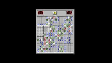MineSweeper (PC Game) - Intermediate Level Longplay