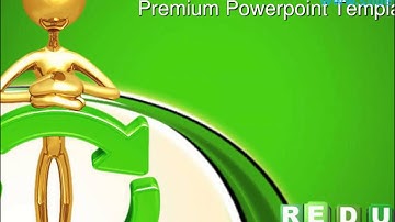 Reduce Reuse Recycle Nature PowerPoint Templates Themes And Backgrounds 0911