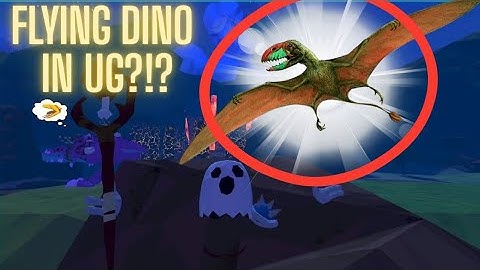 MY FLYING DINO IN UG?!? (TROLLING VIDEO)