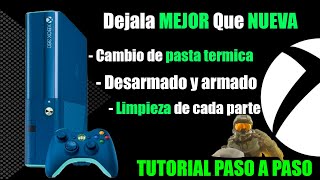 Tutorial Paso a Paso Como Limpiar y Cambiar La Pasta Termica De Una Xbox 360 E | JxR