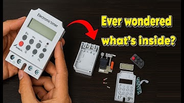 Disassembling the 7-Day Programmable Digital Timer Switch: Inside Look at Components