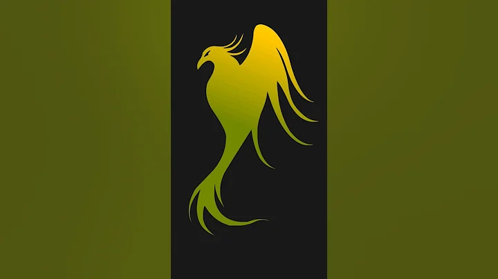 Bird Illustration in Inkscape #inkscape #bird #illustration #gradient #digitalart