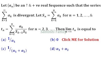 sequence of partial sums leibnitz test IIT Jam 2007 real analysis mathematics solutions
