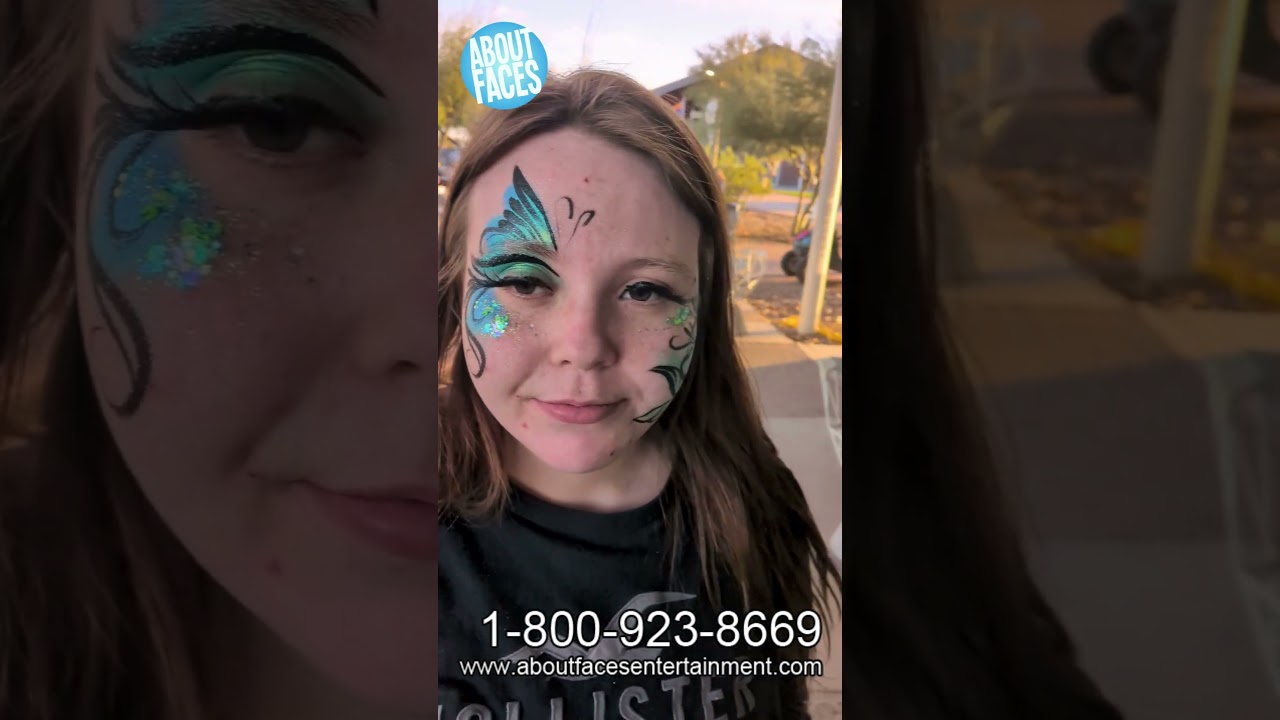 Watch This Amazing Face Painting by Sofia A at ASU College Event!