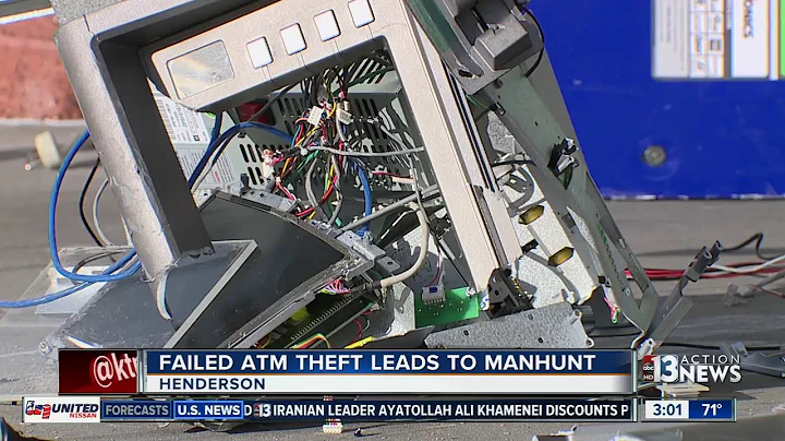 Failed ATM thefts lead to manhunt