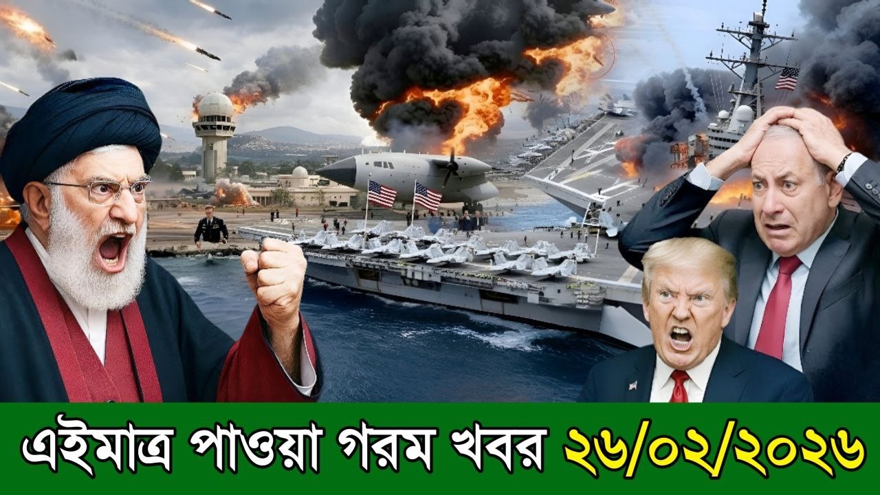 🔴LIVE: আজকের টপ আন্তর্জাতিক সংবাদ | BBC World News Bangla | 26 Feb 2026 | বিশ্বজুড়ে এখন যা ঘটছে