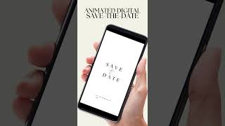 Animated Digital Save the Date Template | Customizable Canva Design