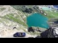 Dangerous & Spectacular Drive. 2600mt Above Sea Level. Porsche Boxster at Nivolet Pass, Italy Alps