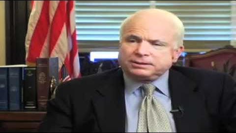 Mark C. Thompson with Senator John McCain | Stick to Your Values and Succeed
