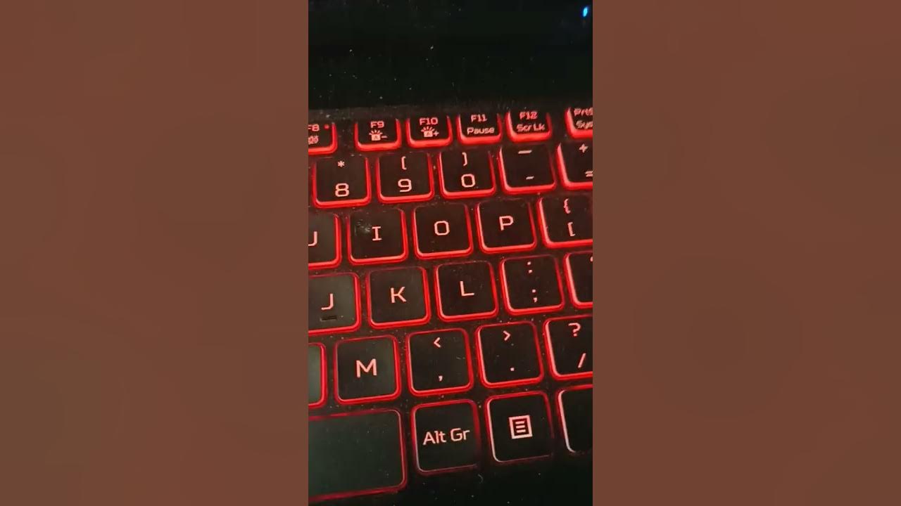 Laptop Keyboard Back Light Turn Off/On Short Cut Key Keyboard light