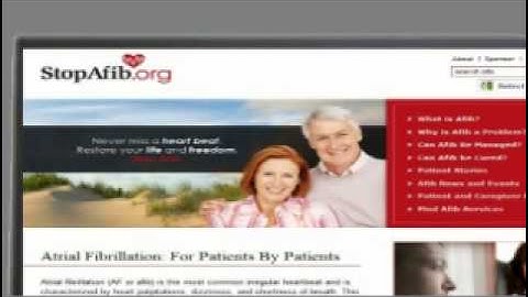 StopAfib.org Public Service Announcement for NASCAR