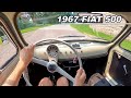 1967 Fiat 500   The 17hp Italian City Car You Need To Drive! (pov Binaural Audio)