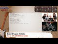 Master Of Puppets - Metallica MAIN Guitar Backing Track with chords and lyrics