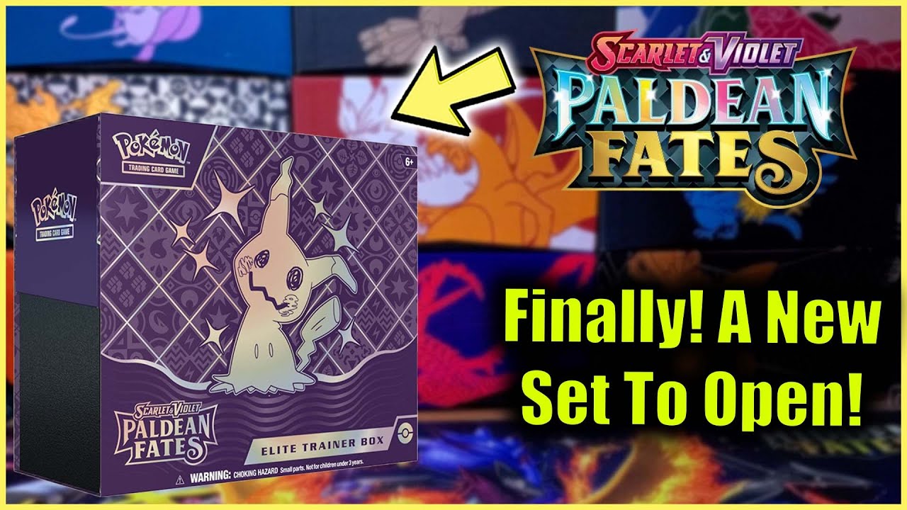 paldean fates booster box preorder Pokemon TCG: Scarlet & Violet Expand your Pokmon Trading Card Game collection with10 Additional Game Cards booster packs GIANT PALDEAN FATES BOX =