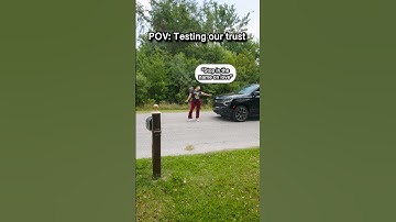 Don’t think she understood the assignment 😭😅 #trust #testing #TrustChallenge #driving #couples