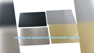 metal business card for engrave