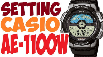 Setting Casio AE-1100W manual 3264