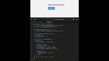 Animated Download Button #code #html #css #javascript