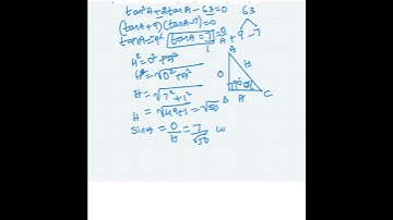 tan^2A+2tanA-63=0#mathsimportantquestions #sscmaths #trigonometry#sscexammaths #sscexampreparation