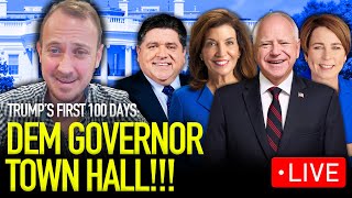 LIVE: Dem Governor TOWN HALL on Trump 100 DAYS