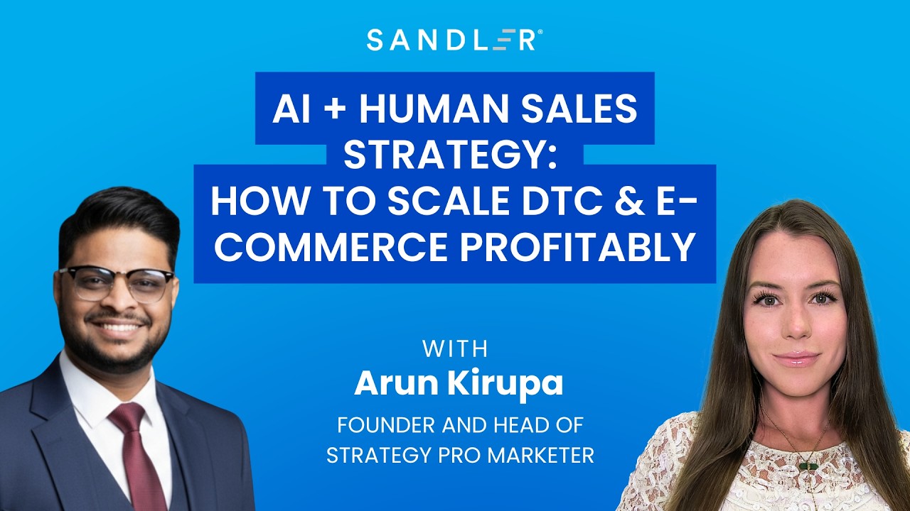 E13 AI + Human Sales Strategy: How to Scale DTC & E-commerce Profitably with Arun Kirupa