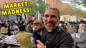 Americans Lost in Delhi’s CRAZIEST Market! 🇮🇳 Connaught Place & Janpath