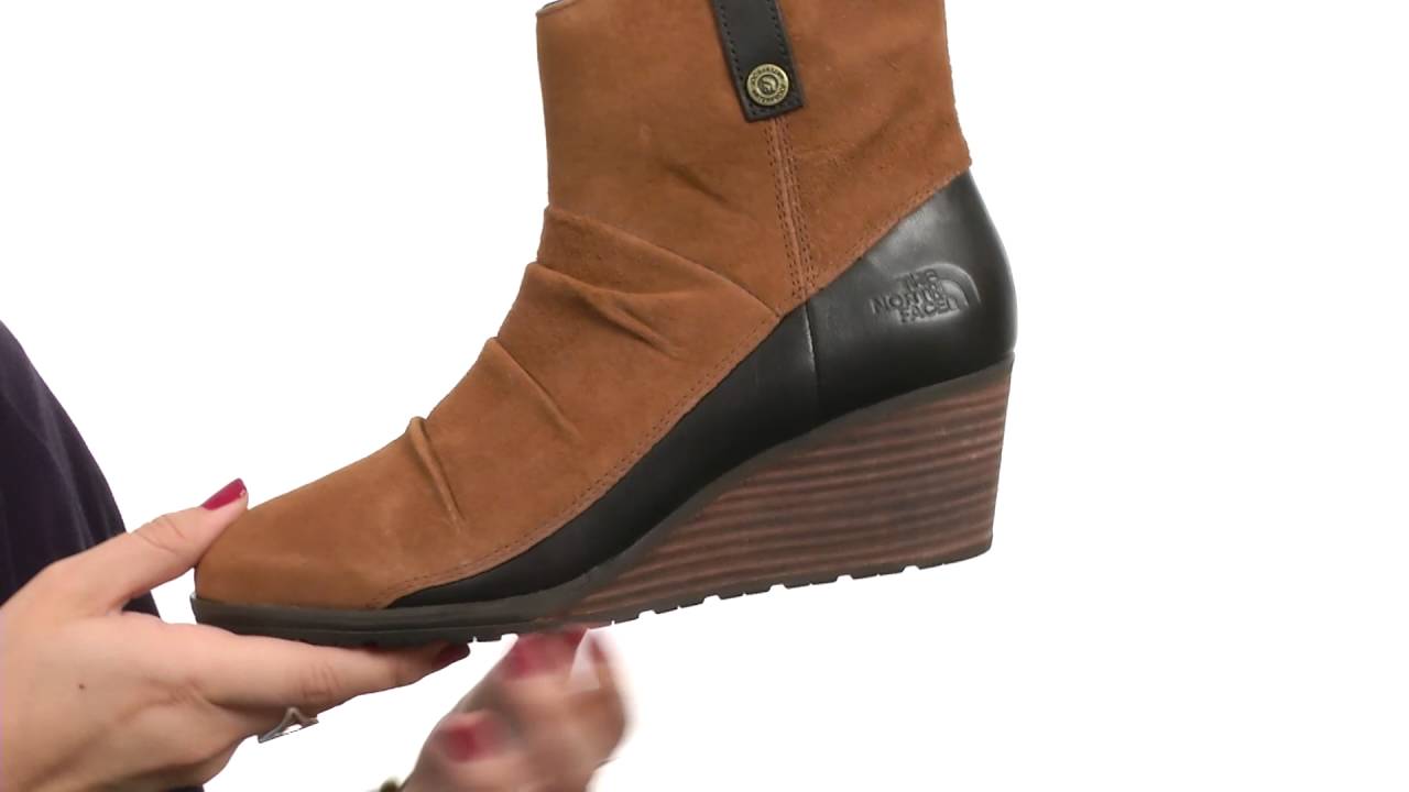 north face wedge boots