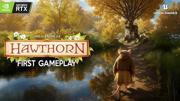 HAWTHORN First Gameplay Demo | New OPEN WORLD RPG like Animal Crossing and Skyrim in Unreal Engine 5