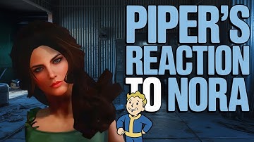 Fallout 4: Piper’s Reaction When Nora Becomes Institute Director 💔 #fallout4 #fallout4mods #gaming